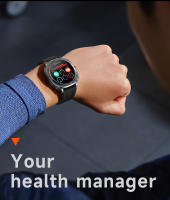 Reloj inteligente ET492 para hombre y mujer, dispositivo con asistente de voz NFC, detección de ritmo cardíaco, llamada de emergencia SOS, linterna, AMOLED, novedad de 2025 - details 5