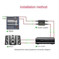 Aislador de Audio LA2XS, filtro de reducción de ruido que elimina el ruido actual, mezclador XLR 6,5 de doble canal, aisladores de Audio - details 4