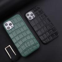 Funda de teléfono de cuero con textura de cocodrilo negro para iphone15 14 14ProMax 14Plus 13Promax 13 12 11, funda trasera de lujo a prueba de golpes - details 3