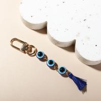 Llavero turco de ojo azul de la suerte, amuleto para mochila, colgante de borla colorida de resina, cuentas duraderas, llavero de ojo de demonio - details 4