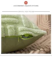 1 Uds. Funda de almohada bohemia de 45x45, funda de cojín de felpa para sala de estar, cama, sofá, decoración suave, fundas de almohada para decoración del hogar/Navidad - details 2