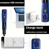 Herramienta de Bricolaje JANGKLIFE Kit Rotativo sin Cable USB para Carpintería y Grabado de Joyería Metal Vidrio Mini Taladro Inalámbrico - details 3