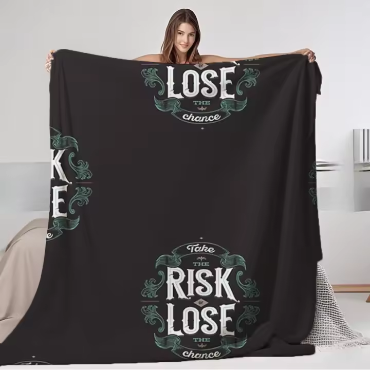 Manta de Cama de Franela Arte Deco Diseño de Plata, Azul, Rosa Funda de Duvet de Piel Sintética - 1