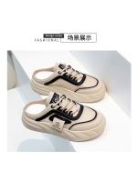 2025 Verano De Un Pedal Sandalias De Las Mujeres De Desgaste Exterior De Moda Sandalias De Suela Gruesa Retro Casual Playa KT2633 - details 10