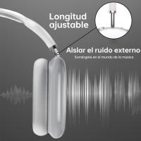 Auriculares inalámbricos Bluetooth con sonido de alta fidelidad Auriculares supraaurales Diadema Batería de larga duración Auriculares ajustables y giratorios Almohadillas de espuma viscoelástica Tapones metálicos para los auriculares Cancelación de ruido - details 6
