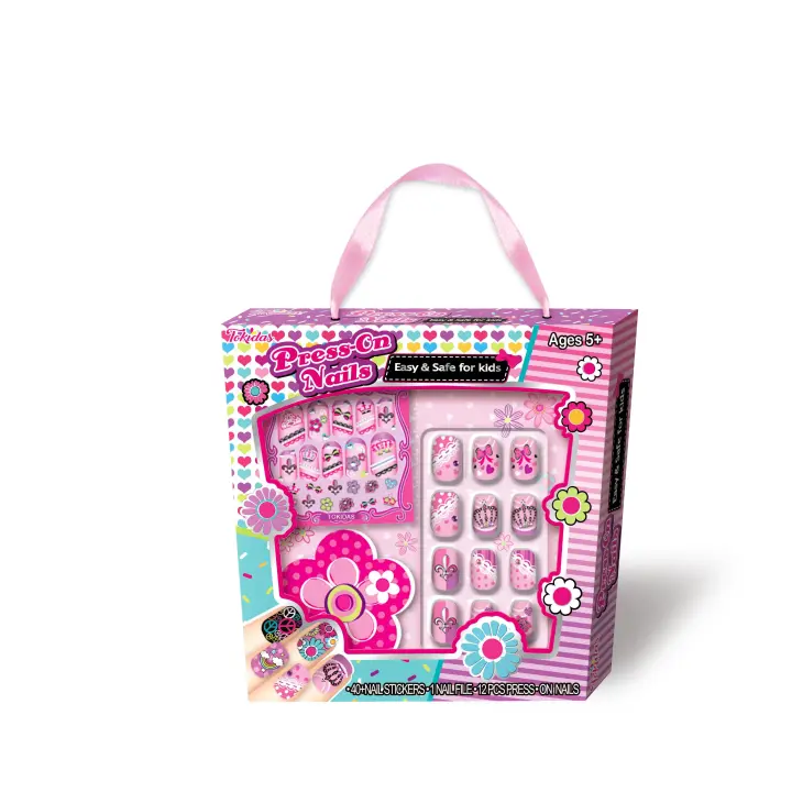 Juego de Maquillaje para Niños Set de Uñas de Pegatinas Juguetes Regalos de Cumpleaños 2024 - 1