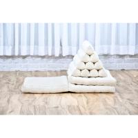 Cómodo Colchón De Suelo con Cojín De Lectura, Futón Japonés, Cama Plegable O Esterilla De Masaje Tailandés, 170 x 53 cm, Azul Claro - details 300