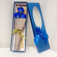 Bonito ramo de rosas romántico, regalo hecho a mano, caja de regalo de flores para Festival, elegante ramo de lazo, decoración de aniversario - details 5