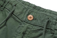 Pantalones Cargo de Algodón 100% para Hombres Cintura Elástica, Múltiples Bolsillos, Estilo Táctico Militar de Verano - details 10