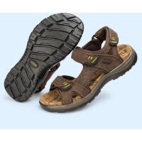 Nueva moda, zapatos de ocio de verano para hombre, sandalias de playa, sandalias de cuero genuino de alta calidad, sandalias suaves de talla grande para hombre, talla 38-48 - details 11