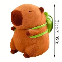 Muñeco De Peluche Capybara De 23cm Simulación De Anime Peluche Suave Juguete Para Niños Y Adultos Regalo De Navidad Y Agradecimiento - details 4