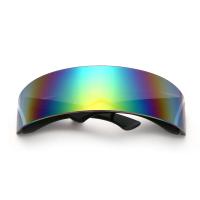 Gafas de sol futuristas para hombres y mujeres, lentes de espejo UV400, lentes láser para fiesta de disfraces - details 12