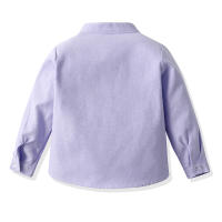 Camisas de manga larga para niños, prendas de vestir exteriores guapos, chaquetas casuales de color caramelo, camisas de estilo universitario para niños, Primavera - details 8