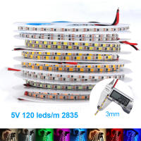 Cinta LED Flexible DC5V 3MM XUNATA de Luces de Alambre LED SMD2835 120Leds/m para Caja de Luz Respaldo 5m Blanco/Blanco Cálido/Blanco Natural/Rojo - details 0