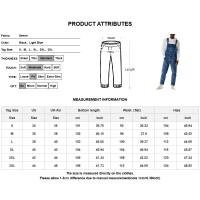 Monos de Denim a Rayas para Hombres Pantalones de Trabajo Diarios Casuales con Múltiples Bolsillos - details 0
