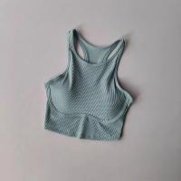 Parte de atrás bonita, Sujetador deportivo profesional a prueba de golpes, Fitness, chaleco para correr para mujer de alto impacto, camiseta sin mangas para Yoga, ropa interior de entrenamiento - details 4