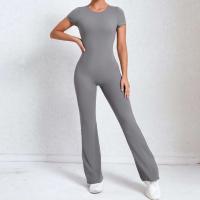 Conjunto de Yoga Ouwu Monos Deportivos para Mujeres Manga Corta, Pantalones Acampados - details 14