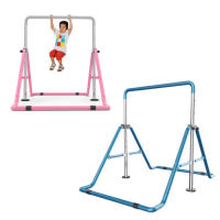 Barra de gimnasia ajustable para niños pequeños, entrenamiento, gimnasio en casa, barras horizontales altas - details 6