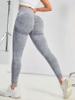 Pantalones de yoga para entrenamiento de ejercicio, cintura cruzada para gimnasio para mujer, levantamiento de cadera, ajuste ajustado para deportes al aire libre - details 2