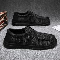 Dude-zapatos de lona sin cordones para Hombre, mocasines, Alpargatas, color negro, talla grande 49 50 51 - details 5