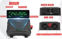 Inversor de Coche de Onda Pura de Alta Eficiencia Autoswitching 12V/24V Potencia Continua de 2000W - details 3