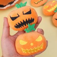 Juguete de Mordedura de Calabaza de Halloween Bola de Masticación de Peluche Suave para Perros - details 11
