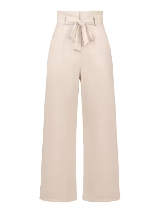 Pantalones de moda de otoño para mujer de cintura alta y estilo casual - 1