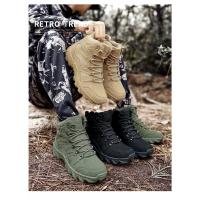 Botas De Entrenamiento De Combate Tácticas Mejoradas Para Hombre, Zapatos De Senderismo De Respuesta Rápida Antidesgaste Para Acampar Al Aire Libre, Zapatillas De Pesca Y Caza Para Hombre - details 19