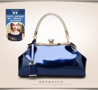 Bolso de mujer 2025 nueva moda de charol rojo brillante bolso de boda nupcial bolso de mensajero de hombro para mujer - details 14