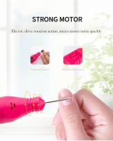 Máquina pulidora eléctrica portátil para manicura, juego de fresas, limas de uñas, brocas, removedor de esmalte de Gel, herramientas - details 2