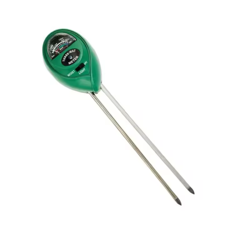 Probador de pH del suelo Digital 3 en 1, medidor de acidez de humedad ligera de PH, medidor de humedad de suelo, Detector de Monitor de suelo de plantas - 1