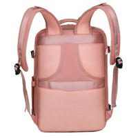 Bolsa de viaje portátil de gran capacidad para ordenador portátil de negocios, mochila informal multicapa con doble cremallera - details 12