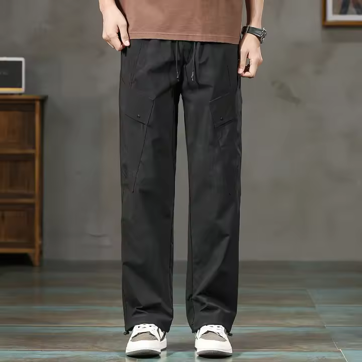 Pantalones casuales para hombre, multi poeta, estilo de moda urbana - 1