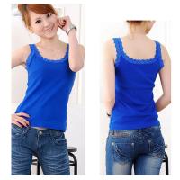 Tops negros, camiseta sin mangas de verano para mujer con Top de encaje, ropa interior roja, camisolas de encaje, ropa interior holgada, chaleco para mujer - details 2