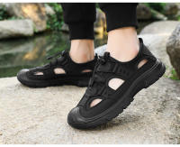 Creek zapatos de verano transpirables, zapatos casuales de malla con agujeros, zapatos para exteriores, senderismo, zapatos de un pedal, zapatos para vadear, sandalias para hombres - details 0