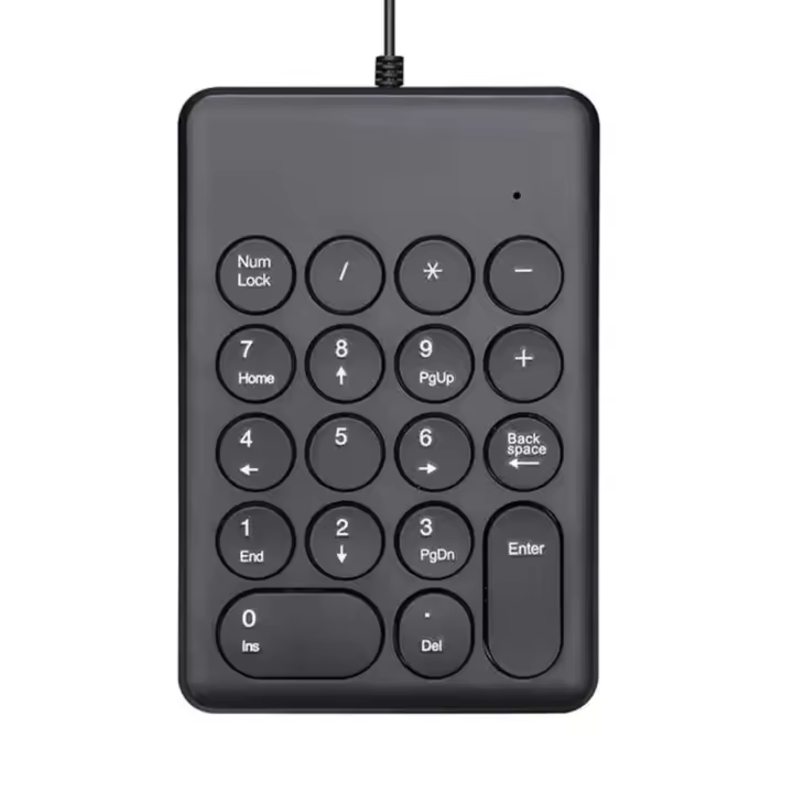 Teclado Digital inalámbrico portátil de 2,4G, teclado numérico USB de 18 teclas, cajero de contabilidad para ordenador portátil y tabletas, 1 ud. - 1