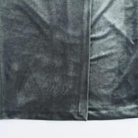 Bolso midi de terciopelo sin mangas para mujer, otoño informal con vestido liso - details 14