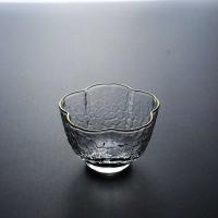 Juego maestro de Kung Fu, taza de té de cristal gruesa transparente con bordes con patrón de martillo para el hogar, taza de té pequeña King - details 6