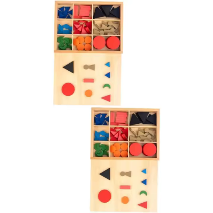2 Juegos De Material Didáctico, Regalos De Aprendizaje Educativo, Símbolo De Madera, Material Didáctico, Forma De Juguete Cognitivo B - 1