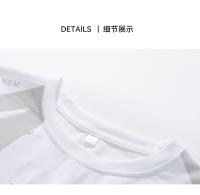 Camiseta de manga corta transpirable y holgada para hombre de verano de manga corta - details 17