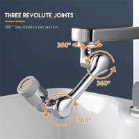 Extensor 1080 °   Grifo de agua giratorio, rociador con boquilla, mezclador de baño Universal, aireador, 2 modos de pulverización, grifo de fregadero de cocina - details 5