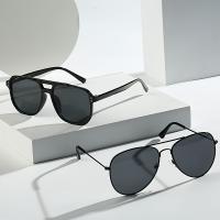2 pares de gafas de moda para hombre con diseño geométrico y doble puente, lentes de color, estilo vintage, montura y lentes de poliéster, ideales para festivales de música y accesorios de estilo callejero. - details 1