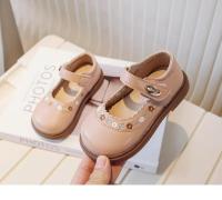 Zapatos de cuero de suela suave para niña, zapatos antideslizantes de princesa para niño, zapatos de flores bordadas para niño, zapatos Mary Jane informales versátiles de primavera - details 9