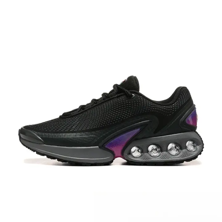 Zapatos de los hombres nuevas zapatillas de deporte con cojín de aire negro y violeta amortiguación transpirable zapatos para correr zapatos de mujer - 1