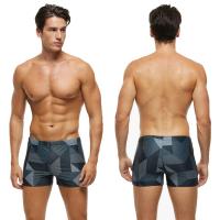 Nuevo traje de baño masculino verano playa surf moda traje de baño Boxer pantalones cortos de alta calidad bañadores para hombre con almohadilla - details 6