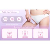 Afeitadora Eléctrica Mujer- 2 en 1 Impermeable Depiladora Mujer Zona Intima Inalámbrica Recortadora Mujer Zona Intima para Depilación Facial Sin Dolor de Bikini, Axilas, Piernas y Rostro - details 3