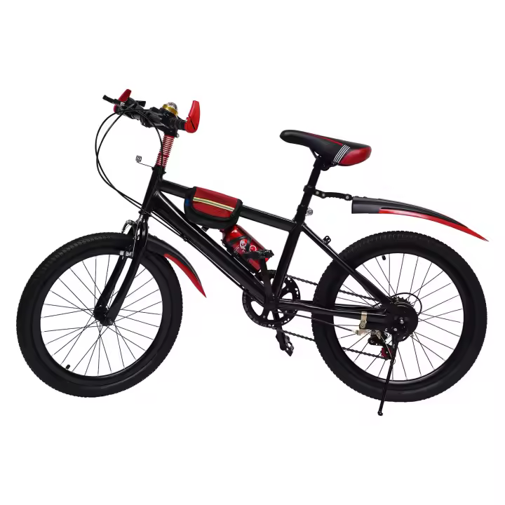 Bicicleta de montaña infantil de 20 pulgadas, 2 colores, para niños y niñas, de acero al carbono - 1