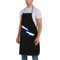 Delantal de Cocina con Bandera de Cuba Havana Unisex para Chefs, Horneados, Jardineros - details 35