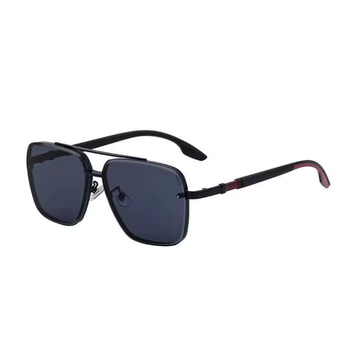 Gafas de sol cuadradas de moda para hombre, gafas de sol con doble haz de personalidad, gafas de sol para hombre - 1