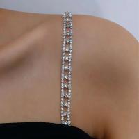 Stonefans-Sujetador sencillo con correa de gerie para mujer, cadena de hombro con entramado hueco, Tops, joyería decorativa - details 0